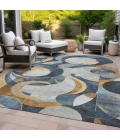 Addison Rugs Chantille Blue ACN2175 8ft. x 10ft. Rect. Rug