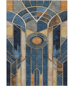 Addison Rugs Chantille Blue ACN2176 5ft. x 7ft.6in. Rect. Rug
