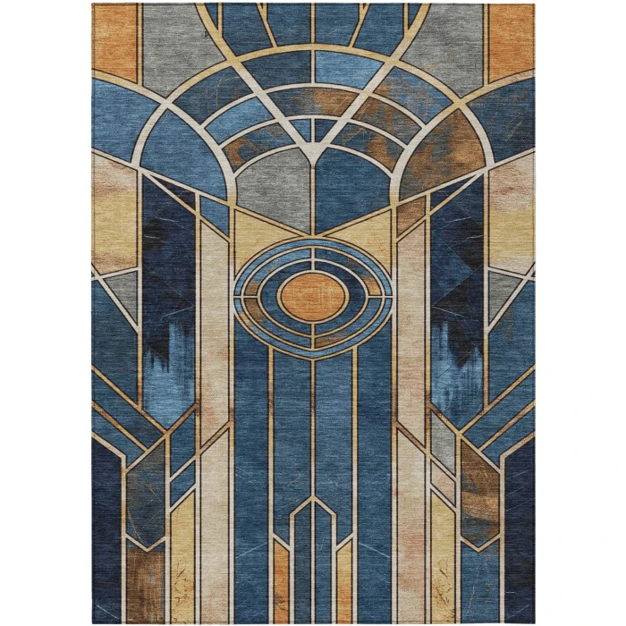 Addison Rugs Chantille Blue ACN2176 5ft. x 7ft.6in. Rect. Rug