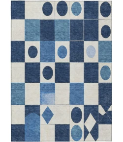 Addison Rugs Chantille Blue ACN2181 5ft. x 7ft.6in. Rect. Rug