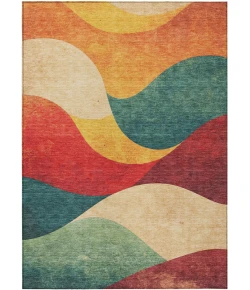 Addison Rugs Chantille Orange ACN2184 5ft. x 7ft.6in. Rect. Rug