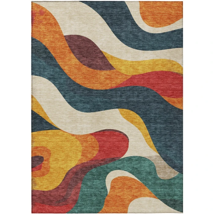 Addison Rugs Chantille Orange ACN2186 5ft. x 7ft.6in. Rect. Rug