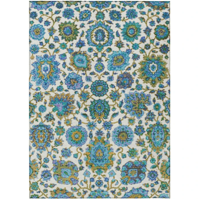 Addison Rugs Chantille Teal ACN2187 5ft. x 7ft.6in. Rect. Rug