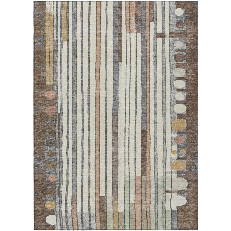 Addison Rugs Chantille Brown ACN2189 5ft. x 7ft.6in. Rect. Rug