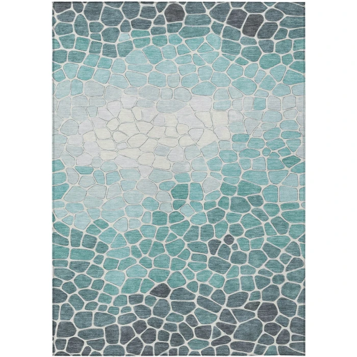 Addison Rugs Chantille Teal ACN2190 5ft. x 7ft.6in. Rect. Rug