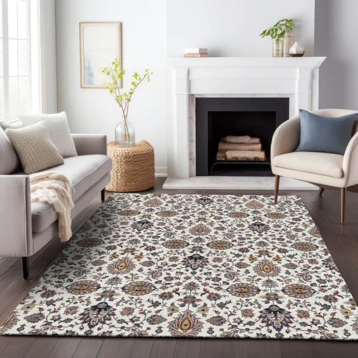Addison Rugs Chantille Ivory ACN2192 5ft. x 7ft.6in. Rect. Rug