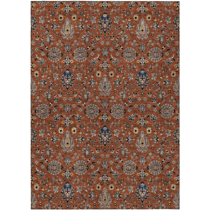 Addison Rugs Chantille Orange ACN2192 9ft. x 12ft. Rect. Rug