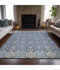 Addison Rugs Chantille Blue ACN2199 5ft. x 7ft.6in. Rect. Rug