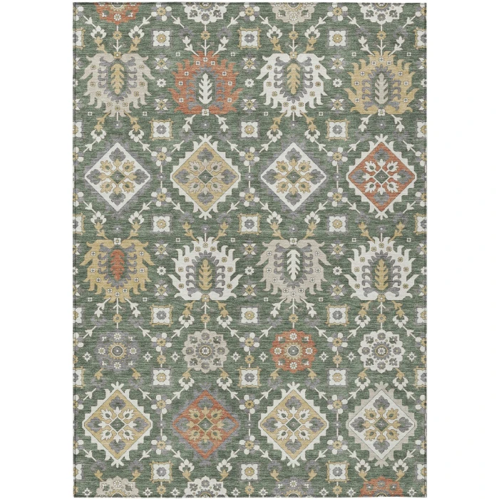 Addison Rugs Chantille Green ACN2200 9ft. x 12ft. Rect. Rug