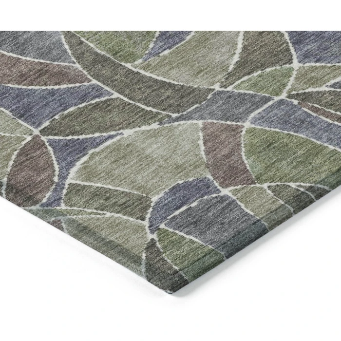 Addison Rugs Chantille Green ACN2208 5ft. x 7ft.6in. Rect. Rug