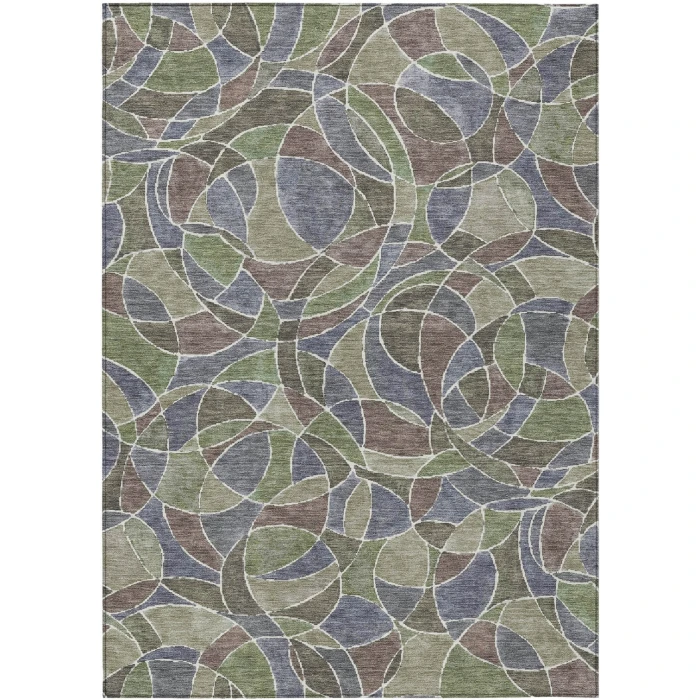 Addison Rugs Chantille Green ACN2208 5ft. x 7ft.6in. Rect. Rug