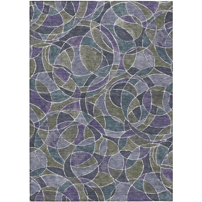 Addison Rugs Chantille Purple ACN2208 9ft. x 12ft. Rect. Rug