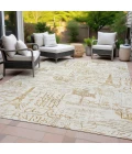 Addison Rugs Chantille Gold ACN2209 8ft. x 10ft. Rect. Rug