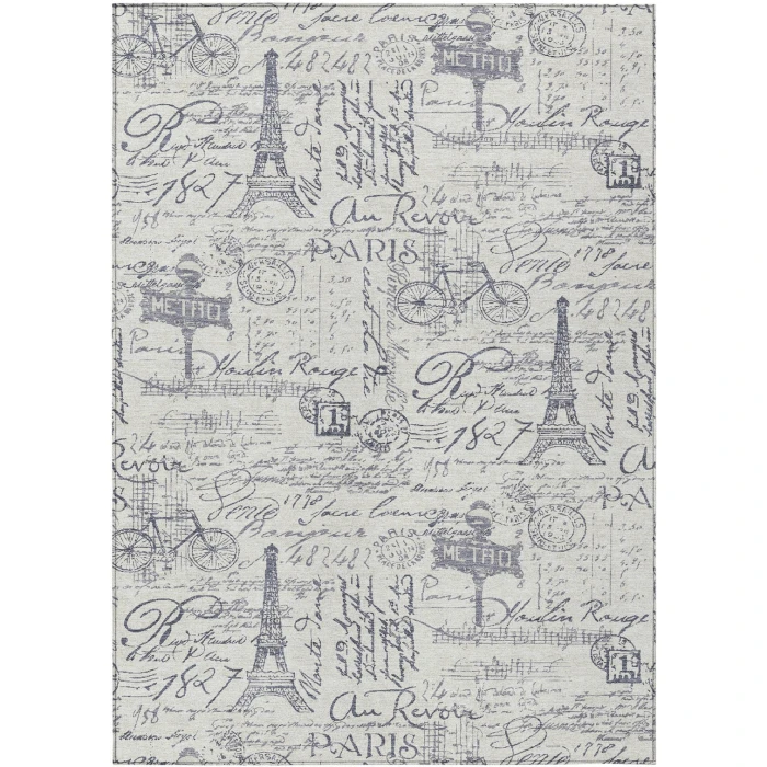 Addison Rugs Chantille Ivory ACN2209 5ft. x 7ft.6in. Rect. Rug