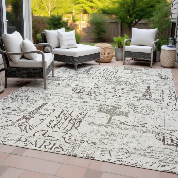 Addison Rugs Chantille Ivory ACN2209 8ft. x 10ft. Rect. Rug