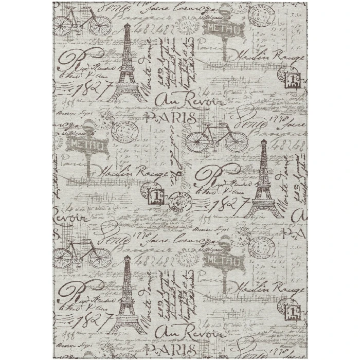 Addison Rugs Chantille Ivory ACN2209 8ft. x 10ft. Rect. Rug