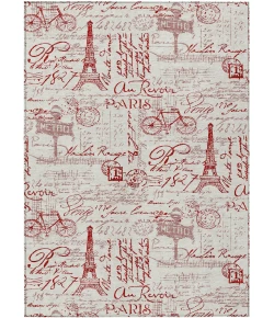 Addison Rugs Chantille Red ACN2209 5ft. x 7ft.6in. Rect. Rug