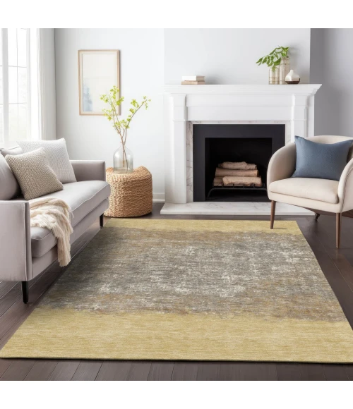 Addison Rugs Chantille Gold ACN2214 5ft. x 7ft.6in. Rect. Rug