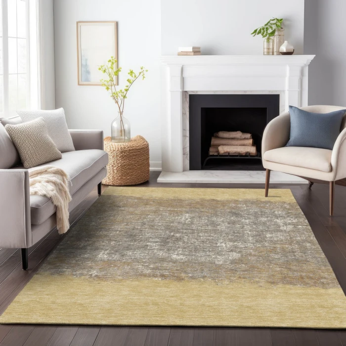 Addison Rugs Chantille Gold ACN2214 5ft. x 7ft.6in. Rect. Rug