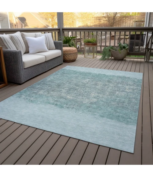 Addison Rugs Chantille Teal ACN2214 8ft. x 10ft. Rect. Rug