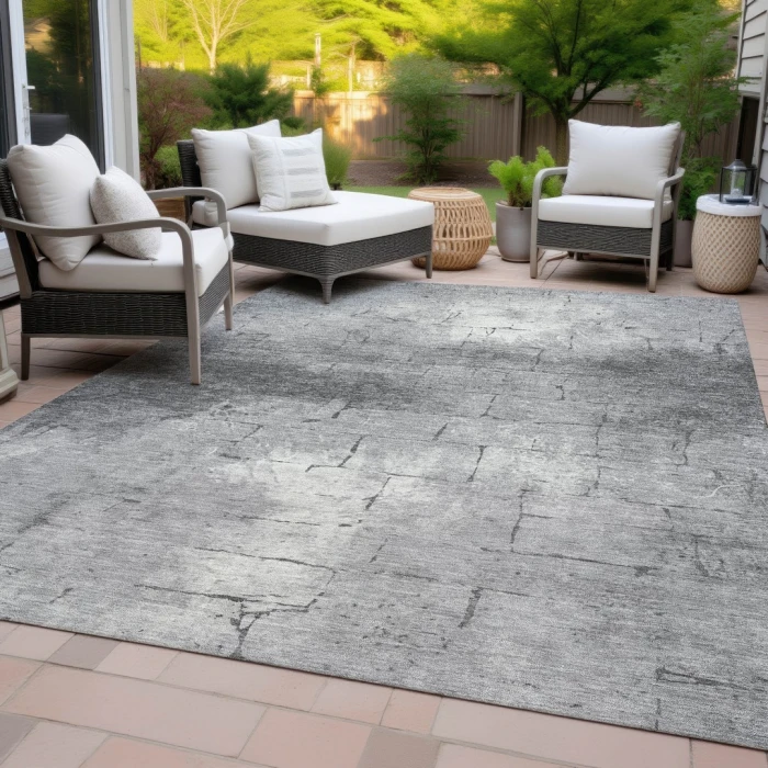 Addison Rugs Chantille Gray ACN2215 8ft. x 10ft. Rect. Rug
