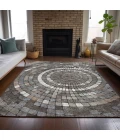 Addison Rugs Chantille Brown ACN2216 5ft. x 7ft.6in. Rect. Rug