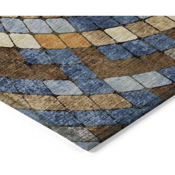 Addison Rugs Chantille Blue ACN2216 9ft. x 12ft. Rect. Rug