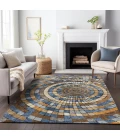 Addison Rugs Chantille Blue ACN2216 9ft. x 12ft. Rect. Rug
