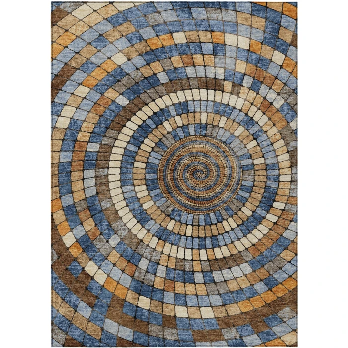Addison Rugs Chantille Blue ACN2216 9ft. x 12ft. Rect. Rug