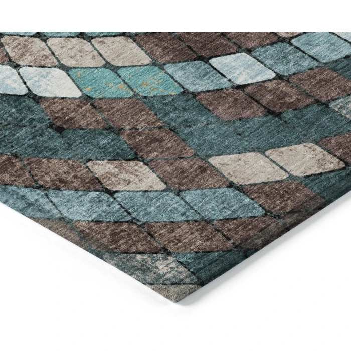 Addison Rugs Chantille Teal ACN2216 8ft. x 10ft. Rect. Rug