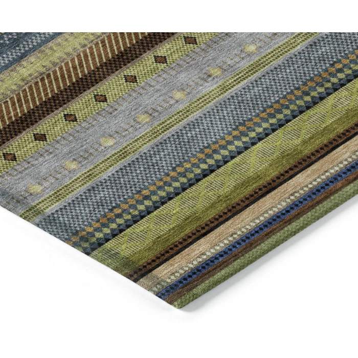 Addison Rugs Chantille Green ACN2218 8ft. x 10ft. Rect. Rug