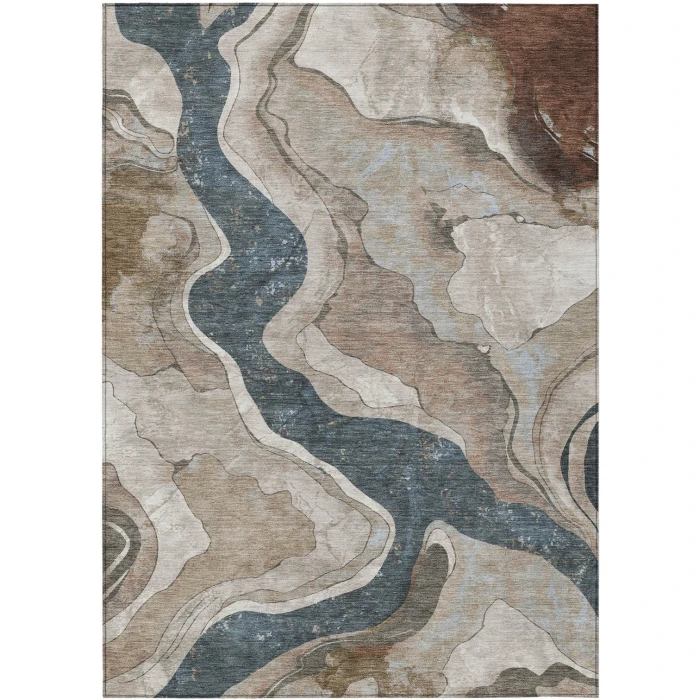 Addison Rugs Chantille Brown ACN2219 5ft. x 7ft.6in. Rect. Rug