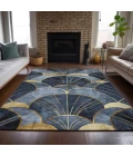 Addison Rugs Chantille Blue ACN2221 5ft. x 7ft.6in. Rect. Rug