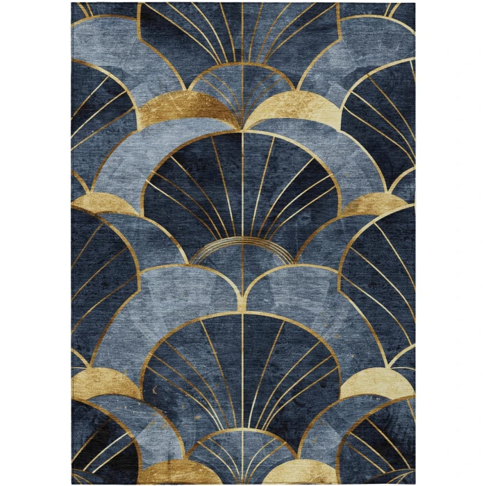 Addison Rugs Chantille Blue ACN2221 5ft. x 7ft.6in. Rect. Rug