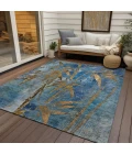 Addison Rugs Chantille Blue ACN2222 5ft. x 7ft.6in. Rect. Rug