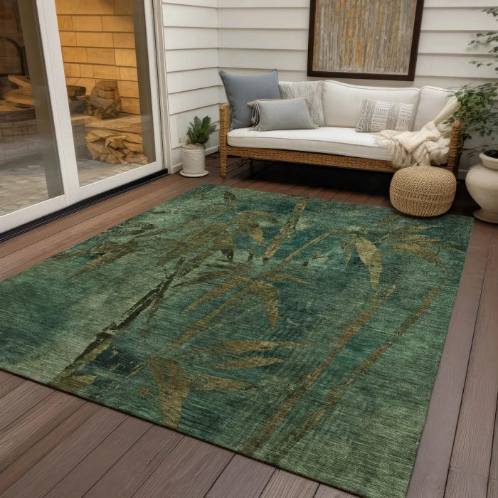 Addison Rugs Chantille Green ACN2222 5ft. x 7ft.6in. Rect. Rug