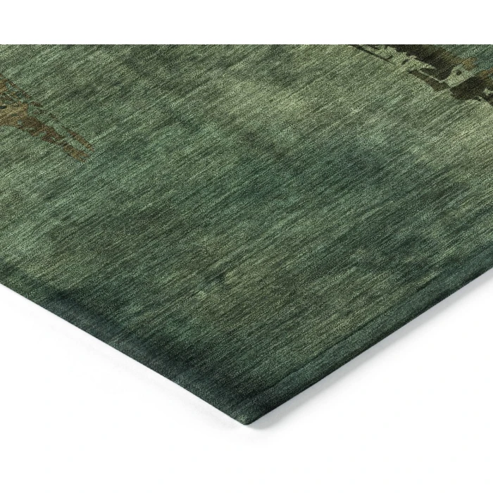 Addison Rugs Chantille Green ACN2222 5ft. x 7ft.6in. Rect. Rug