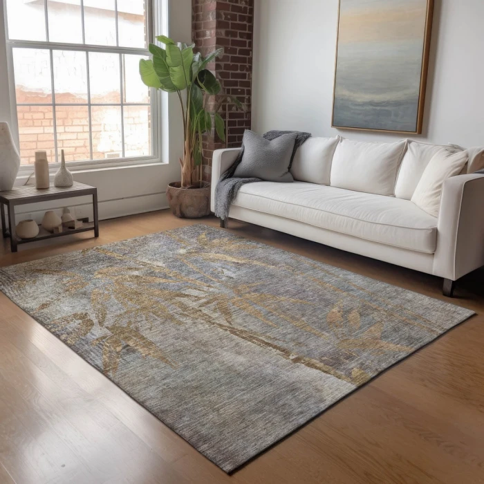 Addison Rugs Chantille Brown ACN2222 9ft. x 12ft. Rect. Rug