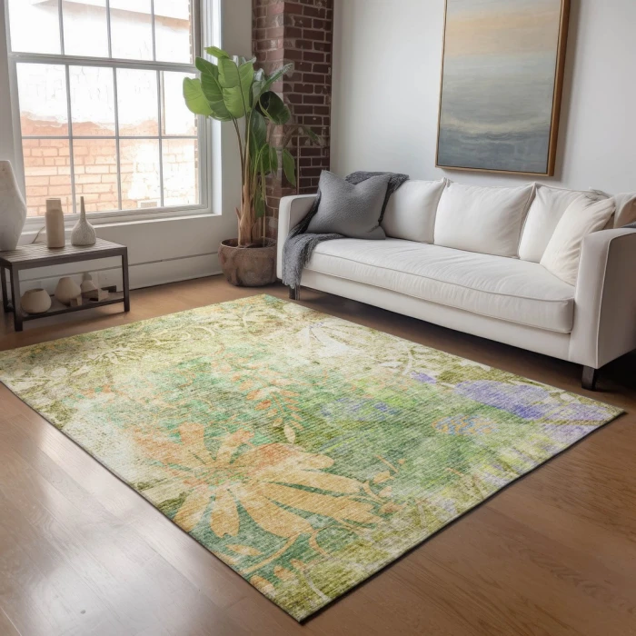 Addison Rugs Chantille Green ACN2223 9ft. x 12ft. Rect. Rug