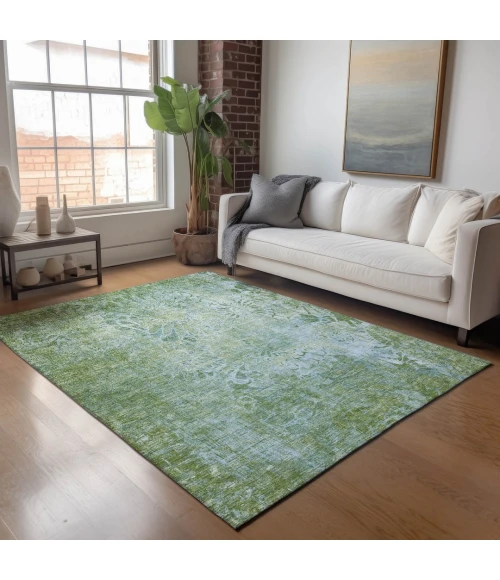 Addison Rugs Chantille Green ACN2224 8ft. x 10ft. Rect. Rug
