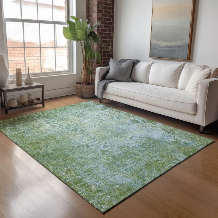 Addison Rugs Chantille Green ACN2224 8ft. x 10ft. Rect. Rug