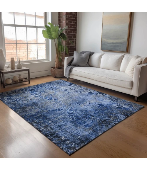 Addison Rugs Chantille Blue ACN2224 8ft. x 10ft. Rect. Rug