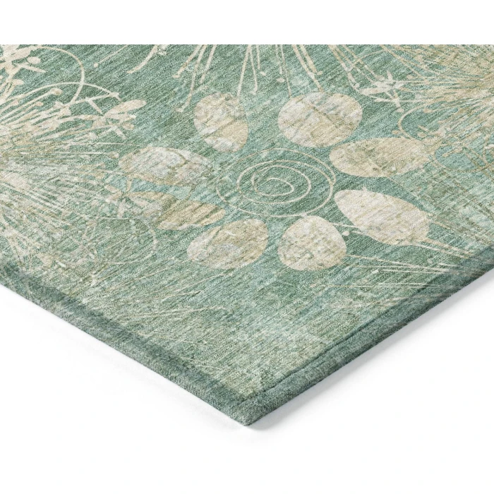 Addison Rugs Chantille Teal ACN2225 5ft. x 7ft.6in. Rect. Rug