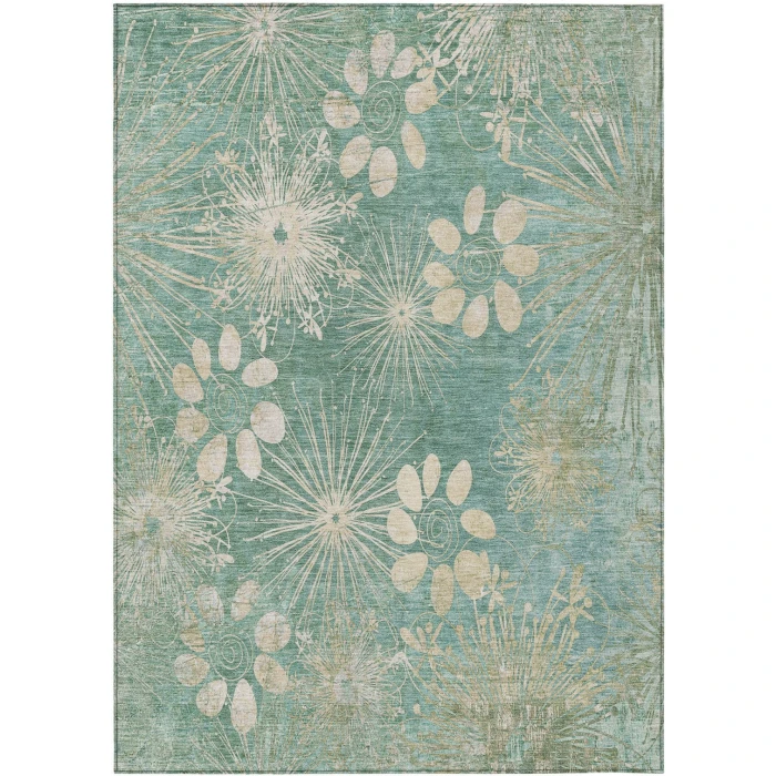 Addison Rugs Chantille Teal ACN2225 5ft. x 7ft.6in. Rect. Rug