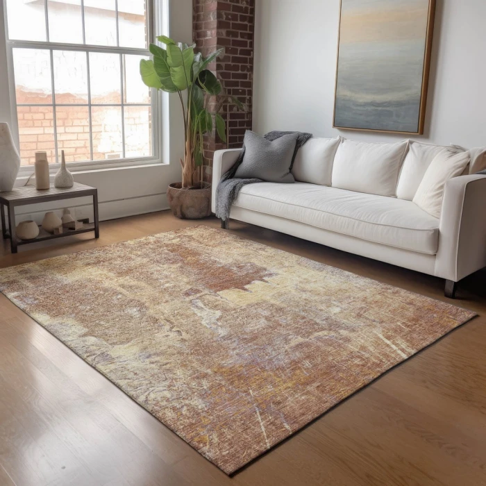 Addison Rugs Chantille Orange ACN2226 8ft. x 10ft. Rect. Rug