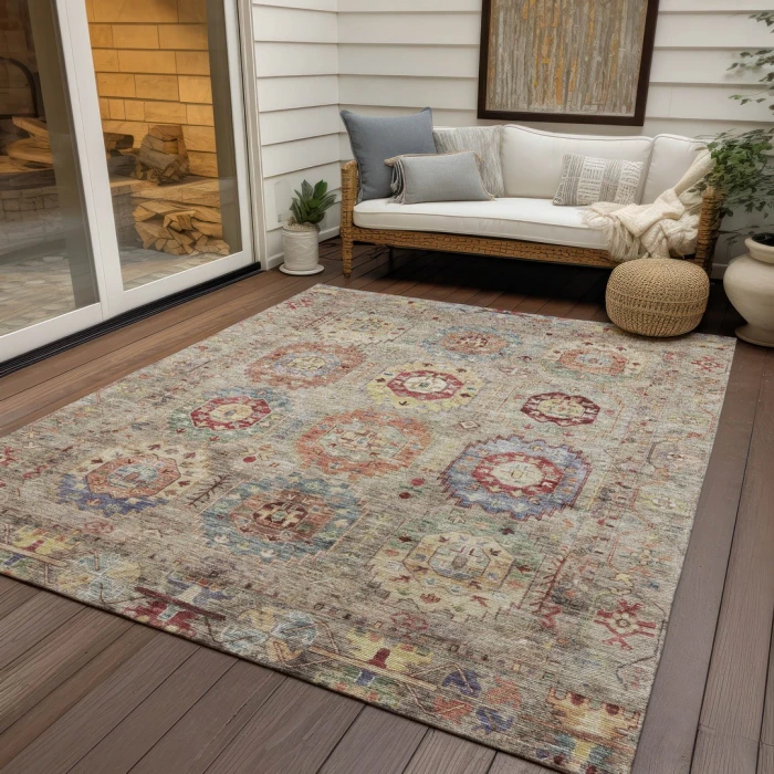 Addison Rugs Chantille Brown ACN2227 5ft. x 7ft.6in. Rect. Rug