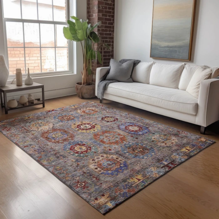 Addison Rugs Chantille Gray ACN2227 9ft. x 12ft. Rect. Rug