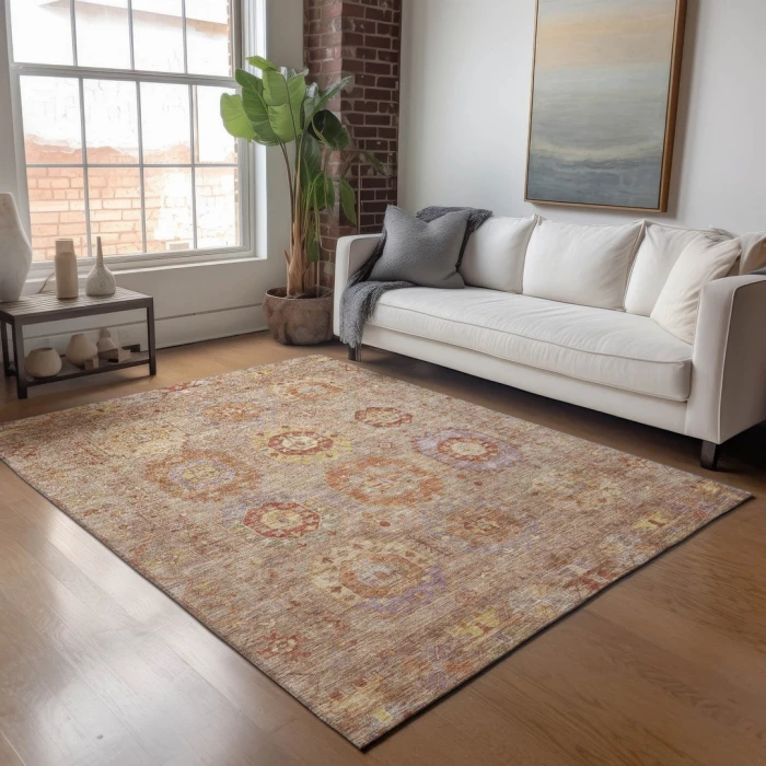 Addison Rugs Chantille Brown ACN2227 5ft. x 7ft.6in. Rect. Rug