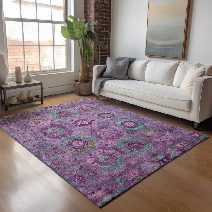 Addison Rugs Chantille Purple ACN2228 8ft. x 10ft. Rect. Rug