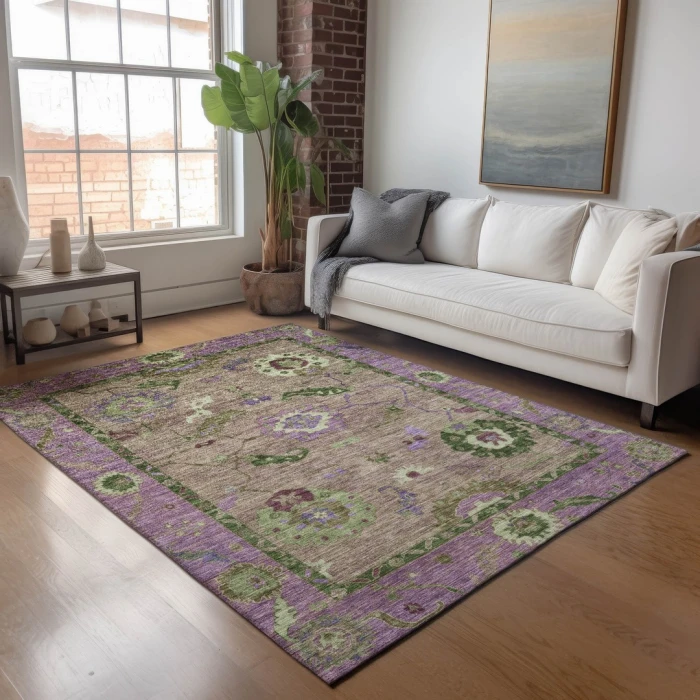 Addison Rugs Chantille Brown ACN2230 5ft. x 7ft.6in. Rect. Rug